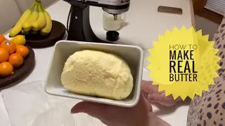 Homemade Butter Delight: Easy DIY Recipe for Real Butter at Home!