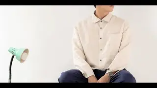 Blue & J Natural Linen Shirt Front Pocket Minimal Shirt - Natural Color