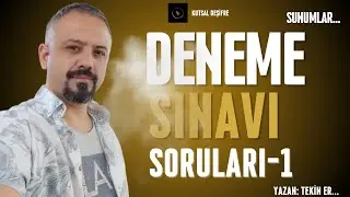 Sunumlar - Din Deneme Sınavı Soruları ve Şıkları