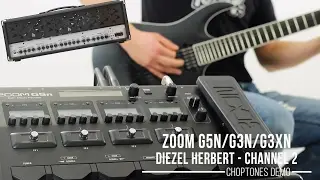 Zoom G5n / G3n / G3Xn | Diezel Herbert Channel 2 | Demo & Playthrough