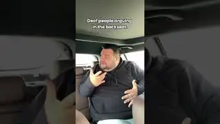 How deaf people argue. 😡 #deaf #humor #uber