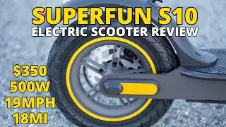 $349 SuperFun S10 Electric Scooter - Unboxing, Assembly, Controls, App, Test Ride, and Review