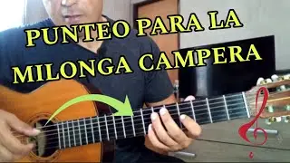 TUTORIAL DE PUNTEO PARA LA MILONGA CAMPERA.