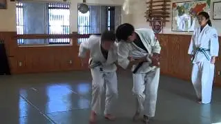 AIKIDO Jr Yonkyu Exam Tehodoki Taisabaki  kyokaho Shitei randori Jiyu randori