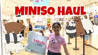 Vlog #6 Miniso Shopping Haul Philippines : We Bare Bears Collections