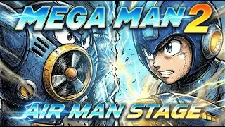 【AI編曲】洛克人2 Air Man Stage (High Energy Rock) - 帥到中二病發作