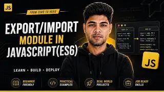 Modules in JS | Export and Import in JavaScript | JavaScript Tutorial #33