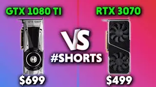GTX 1080 Ti vs RTX 3070 | Benchmark #Shorts