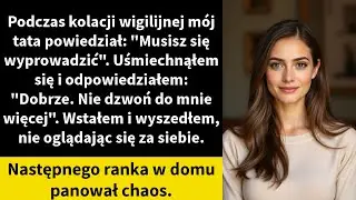 Podczas kolacji wigilijnej m&oacute;j tata powiedział: 