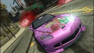 NFSMW 2005: Lap-Knockout Race: Chevrolet Corvette C6 'Totally Spies Girls'