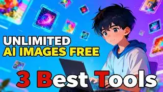 UNLIMITED AI IMAGES FREE 🔥 | 3 Best Image Generator Tools (No Limit, No Watermark?) #FreeAI #AITools