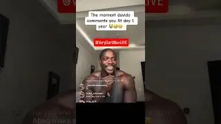 The Moment Davido Joined Very Dark Man's IG Stream #verydarkman #Davido #vdm #relateable