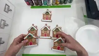 Paint a Gingerbread House, Quick, Easy and Fun