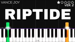 Vance Joy - Riptide | EASY Piano Tutorial