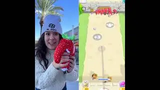 CAN SHE WIN A PLUSHIE FROM MY MINI CLAW MACHINE