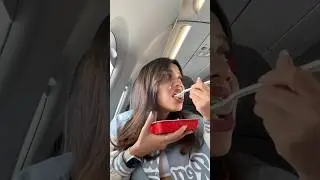 What i ate in air Arabia Flight ✈️ from Tvm to Abu Dhabi 🍔 #glamyganga