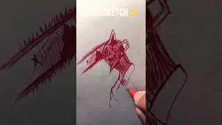 How to draw denji for beginners #drawing #chinsawman #fyp