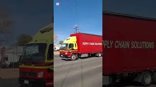 Road train transport is a unique feature found only in Australia 🚗 🇭🇲
