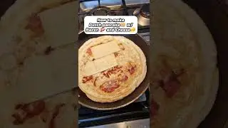 Dutch Pancake with Bacon and cheese🧀