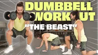 &laquo;ЗВЕРЬ&raquo; 😰 15-минутная хардкорная тренировка с гантелями | The Body Coach TV