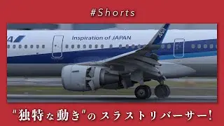 スラストリバーサー｜ANA AIRBUS A321ceo［JA114A］CFM56｜Landing at Osaka［ITM/RJOO］着陸｜#Shorts