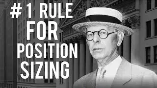 Jesse Livermore |Number One Rule forPosition Sizing 📈 |Trading Psychology &Risk Management