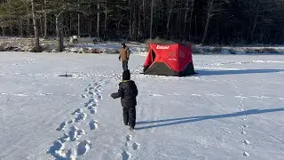 Jawjacker rainbow trout with my sons first ever fishing experience