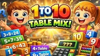 Easy Way to Master 1 to 10 Multiplication Tables Without Struggling