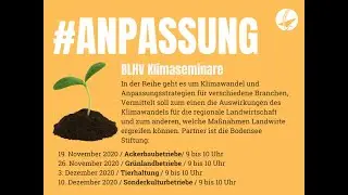 BLHV-Klimaseminare Folge 1 Ackerbau