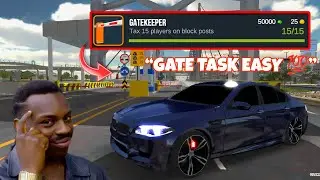 How to complete gate keeper daily tasks in carparking multiplayer #carparkingmultiplayer #cpmguide #