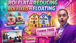📊 Flat vs Reducing ROI | Fixed vs Floating Interest Explained | Bank Loan Truth 