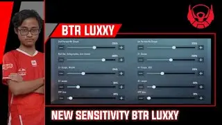 New Sensitivity BTR Luxxy | Pubg Mobile Indonesia Pros