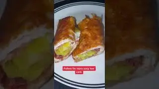 Easy Low Carb Breakfast Sandwich #shorts