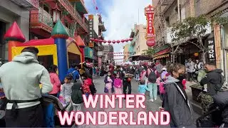 Sights and Sounds at Chinatown San Francisco Winter Wonderland 2022