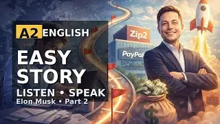 Elon Musk Success Story (Part 2) | Easy English Listening + Speaking Practice (A2)