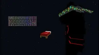 Jogando BEDWARS com meu NOVO teclado (Asmr relaxing Redragon Kumara Pro)