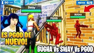BUGHA Vs PGOD DE NUEVO Y SE ENCUENTRAN A SWAY EN TORNEO de FORTNITE! 😱