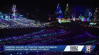 'Gardens Aglow' in Boothbay Harbor returns this weekend