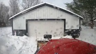 Little plowing January with CJ5