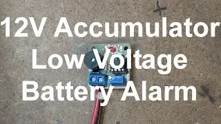 12V Battery Accumulator Low Voltage Alarm Buzzer Board Under Voltage Protection Module