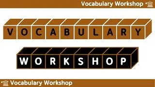 Vocabulary Workshop Unit 3 #HouseBytown #Vocabulary #English #EnglishVocabulary