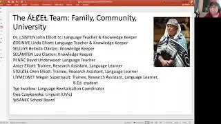 &Aacute;ȽȻEȽ SĆȺ: Intersecting relationships in sustainable language reclamation-The &Aacute;ȽȻEȽ SĆȺ Team