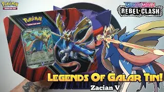 Legends Of Galar, Zacian V Tin Opening!  | Pokemon TCG |