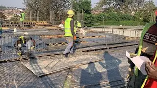 Strong!!Ring Beam and Column Reinforcement||techniques of stirrups on the Beam reinforcement.