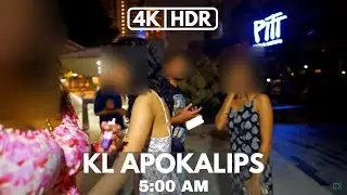【4K|HDR】KUALA LUMPUR APOKALIPS | 5:00 AM | MORNING WALK | KUALA LUMPUR | SONY A7III