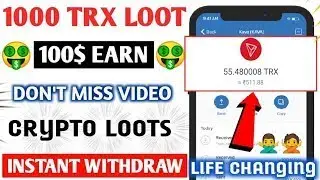 Trx mining Daily income and regular income