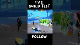 Hardest 1v2 Guild Test in Free Fire 💀 | Insane Clutch! #freefire#shortsfeed #guildtest #freefirelive