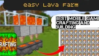 how to make lava Farm crafting and building 