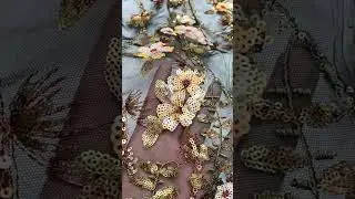 Embroidery Sequin Fabrics #fabric#fashionstyle#clothing#dressfabric #weddingdress #embroidery#sequin