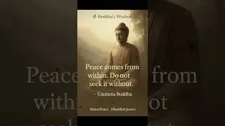 &ldquo;Buddha&rsquo;s Wisdom: Peace Comes from Within 🕊️ #Shorts&rdquo;